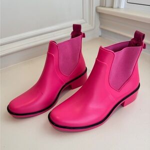 Kate Spade Hot Pink Ankle Boots